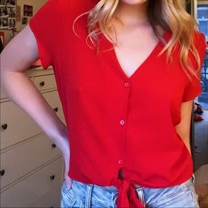 Red Blouse Forever 21